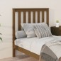 vidaXL Cabecero de cama madera maciza de pino marrón miel 96x6x101 cm vidaXL Cabecero de cama madera maciza de pino marrón miel 96x6x101 cm