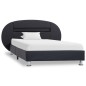 vidaXL Estructura de cama con LED cuero sintético negro 90x200 cm vidaXL Estructura de cama con LED cuero sintético negro 90x200 cm