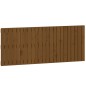 vidaXL Cabecero cama pared madera maciza pino marrón miel 147x3x60 cm vidaXL Cabecero cama pared madera maciza pino marrón miel 147x3x60 cm