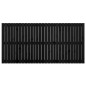 vidaXL Cabecero de cama de pared madera maciza pino negro 185x3x90 cm vidaXL Cabecero de cama de pared madera maciza pino negro 185x3x90 cm