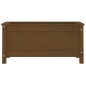 vidaXL Jardinera madera maciza de pino marrón miel 82,5x40x39 cm