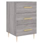 vidaXL Mesita de noche madera de ingeniería gris Sonoma 40x40x66 cm vidaXL Mesita de noche madera de ingeniería gris Sonoma 40x40x66 cm