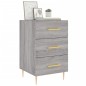 vidaXL Mesita de noche madera de ingeniería gris Sonoma 40x40x66 cm vidaXL Mesita de noche madera de ingeniería gris Sonoma 40x40x66 cm