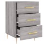 vidaXL Mesita de noche madera de ingeniería gris Sonoma 40x40x66 cm vidaXL Mesita de noche madera de ingeniería gris Sonoma 40x40x66 cm