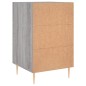 vidaXL Mesita de noche madera de ingeniería gris Sonoma 40x40x66 cm vidaXL Mesita de noche madera de ingeniería gris Sonoma 40x40x66 cm