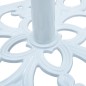 vidaXL Base de sombrilla de hierro fundido blanco 12 kg 49 cm vidaXL Base de sombrilla de hierro fundido blanco 12 kg 49 cm