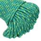 vidaXL Cuerda de barco polipropileno verde 3 mm 25 m vidaXL Cuerda de barco polipropileno verde 3 mm 25 m