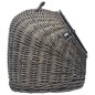 vidaXL Transportín para gatos sauce natural gris 60x45x45 cm vidaXL Transportín para gatos sauce natural gris 60x45x45 cm