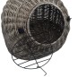 vidaXL Transportín para gatos sauce natural gris 60x45x45 cm vidaXL Transportín para gatos sauce natural gris 60x45x45 cm