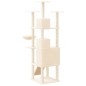 vidaXL Rascador para gatos con postes de sisal crema 175 cm vidaXL Rascador para gatos con postes de sisal crema 175 cm