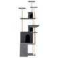 vidaXL Rascador para gatos con postes de sisal gris oscuro 175 cm vidaXL Rascador para gatos con postes de sisal gris oscuro 175 cm