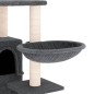 vidaXL Rascador para gatos con postes de sisal gris oscuro 175 cm vidaXL Rascador para gatos con postes de sisal gris oscuro 175 cm