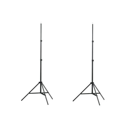 vidaXL Soportes de lámpara 2 unidades altura 78-210 cm