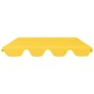 vidaXL Dosel de repuesto columpio jardín amarillo 150/130x105/70 cm vidaXL Dosel de repuesto columpio jardín amarillo 150/130x105/70 cm