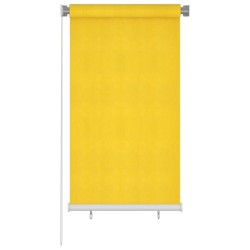 vidaXL Persiana enrollable de exterior 80x140 cm amarillo