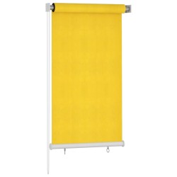 vidaXL Persiana enrollable de exterior 80x140 cm amarillo