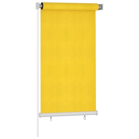 vidaXL Persiana enrollable de exterior 80x140 cm amarillo