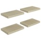 vidaXL Estantes flotantes de pared 4 uds MDF roble 40x23x3,8 cm vidaXL Estantes flotantes de pared 4 uds MDF roble 40x23x3,8 cm