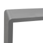 vidaXL Estantes cubo de pared 3 unidades MDF gris