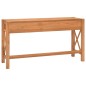 vidaXL Escritorio con 2 cajones madera de teca 140x40x75 cm vidaXL Escritorio con 2 cajones madera de teca 140x40x75 cm