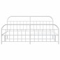 vidaXL Estructura cama metal con cabecero y pie cama blanco 193x203 cm vidaXL Estructura cama metal con cabecero y pie cama blanco 193x203 cm