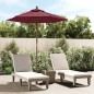 vidaXL Sombrilla de jardín con poste de madera rojo burdeos 196x231 cm vidaXL Sombrilla de jardín con poste de madera rojo burdeos 196x231 cm