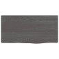 vidaXL Estante de pared madera roble tratada marrón oscuro 40x20x2 cm vidaXL Estante de pared madera roble tratada marrón oscuro 40x20x2 cm