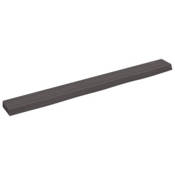 vidaXL Estante de pared madera roble tratada marrón oscuro 100x10x4 cm