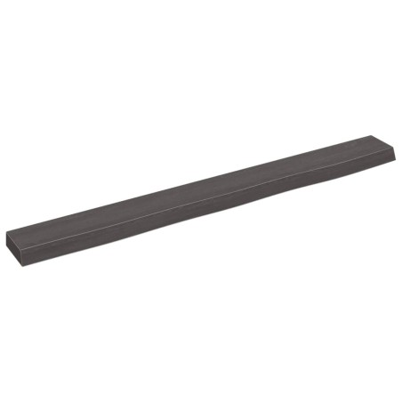 vidaXL Estante de pared madera roble tratada marrón oscuro 100x10x4 cm