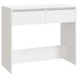 vidaXL Mesa consola de madera contrachapada blanco 89x41x76,5 cm vidaXL Mesa consola de madera contrachapada blanco 89x41x76,5 cm