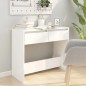 vidaXL Mesa consola de madera contrachapada blanco 89x41x76,5 cm vidaXL Mesa consola de madera contrachapada blanco 89x41x76,5 cm