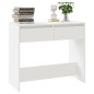vidaXL Mesa consola de madera contrachapada blanco 89x41x76,5 cm vidaXL Mesa consola de madera contrachapada blanco 89x41x76,5 cm