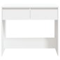 vidaXL Mesa consola de madera contrachapada blanco 89x41x76,5 cm vidaXL Mesa consola de madera contrachapada blanco 89x41x76,5 cm