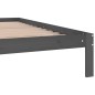 vidaXL Estructura de cama madera maciza de pino gris 200x200 cm vidaXL Estructura de cama madera maciza de pino gris 200x200 cm