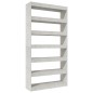 vidaXL Estantería madera contrachapada gris hormigón 100x30x198 cm vidaXL Estantería madera contrachapada gris hormigón 100x30x198 cm