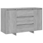 vidaXL Aparador con 3 cajones gris Sonoma 120x41x75 cm vidaXL Aparador con 3 cajones gris Sonoma 120x41x75 cm