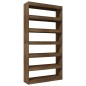 vidaXL Estantería madera contrachapada marrón roble 100x30x198 cm vidaXL Estantería madera contrachapada marrón roble 100x30x198 cm