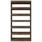 vidaXL Estantería madera contrachapada marrón roble 100x30x198 cm vidaXL Estantería madera contrachapada marrón roble 100x30x198 cm