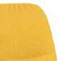 vidaXL Sillón de relax de tela amarillo mostaza vidaXL Sillón de relax de tela amarillo mostaza