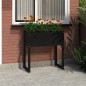 vidaXL Jardinera madera maciza de pino negro 78x40x81 cm vidaXL Jardinera madera maciza de pino negro 78x40x81 cm
