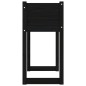 vidaXL Jardinera madera maciza de pino negro 78x40x81 cm vidaXL Jardinera madera maciza de pino negro 78x40x81 cm