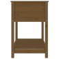 vidaXL Jardinera con estante madera maciza pino marrón 111,5x54x81 cm vidaXL Jardinera con estante madera maciza pino marrón 111,5x54x81 cm