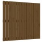 vidaXL Cabecero cama pared madera maciza pino marrón miel 95,5x3x90 cm vidaXL Cabecero cama pared madera maciza pino marrón miel 95,5x3x90 cm