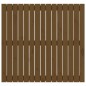 vidaXL Cabecero cama pared madera maciza pino marrón miel 95,5x3x90 cm vidaXL Cabecero cama pared madera maciza pino marrón miel 95,5x3x90 cm