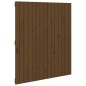 vidaXL Cabecero cama pared madera maciza pino marrón miel 95,5x3x110cm vidaXL Cabecero cama pared madera maciza pino marrón miel 95,5x3x110cm