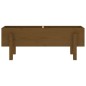 vidaXL Arriate elevado de jardín madera pino marrón miel 101x30x38 cm vidaXL Arriate elevado de jardín madera pino marrón miel 101x30x38 cm