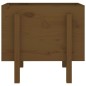 vidaXL Jardinera de madera maciza de pino marrón miel 62x50x57 cm vidaXL Jardinera de madera maciza de pino marrón miel 62x50x57 cm