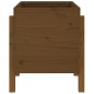vidaXL Jardinera de madera maciza de pino marrón miel 62x50x57 cm vidaXL Jardinera de madera maciza de pino marrón miel 62x50x57 cm