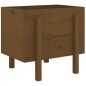 vidaXL Jardinera de madera maciza de pino marrón miel 62x50x57 cm vidaXL Jardinera de madera maciza de pino marrón miel 62x50x57 cm