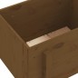 vidaXL Jardinera de madera maciza de pino marrón miel 62x50x57 cm vidaXL Jardinera de madera maciza de pino marrón miel 62x50x57 cm